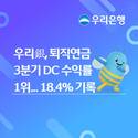 우리은행, 3분기 DC형 퇴직연금 수익률 1위