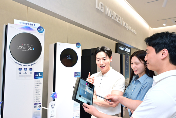 LG전자, 무더위 앞두고 에어컨 생산라인 풀가동…‘구독·직판’ 판매 호조