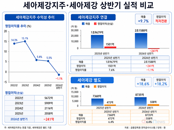 [취재] 세아제강지주, 강관 호조에도 적자…세아윈드 부담 컸다