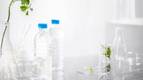 산수음료, 화학적 재활용 재생페트 생수 '리:아임에코' 출시 행사