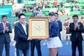 2022 WTA·ATP 코리아오픈 협찬사 코즈볼, 우승자에 김일태 화백의 금화 작품 수여