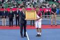 코즈볼, ATP 코리아오픈 우승자 니시오카에게 1억 상당 금화작품 수여