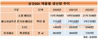 삼성SDI, 배터리 생산량 쑥쑥…전기차용 성장 돋보여