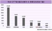 넷플릭스, 지난 달 OTT 앱 사용자 수 압도적 1위