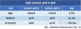 안랩, 상반기 영업이익 45억…25.4%↑