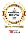 한국정보보호인식, 최우수 사이버 보안 컴플라이언스 컨설팅사 선정