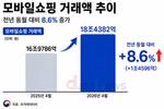 온라인쇼핑 소비 늘었다…두 달째 10%대 성장