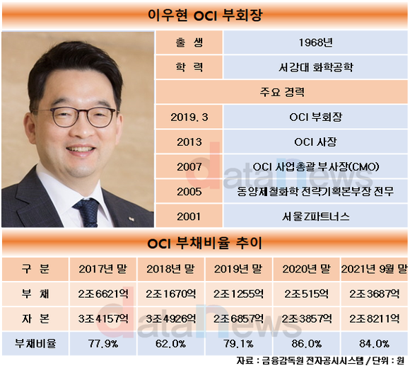 이우현 OCI 부회장, 투자여력 확보 사업다각화 지속