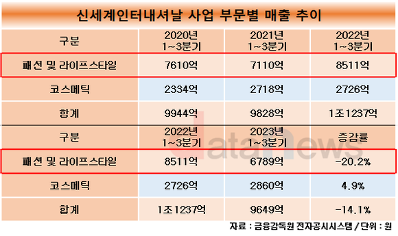 [취재]신세계인터내셔날, 셀린느·아크네 떠나자 적신호 켜져…성장동력 찾을까