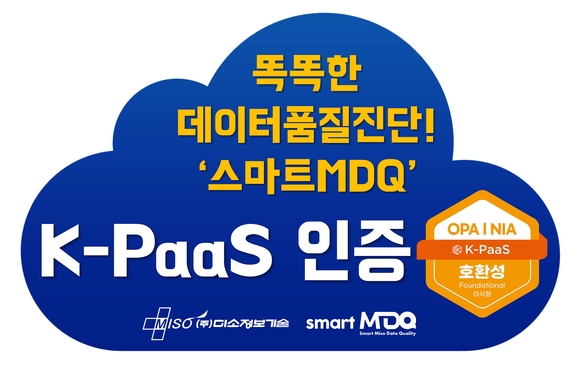 미소정보기술, ‘데이터 품질진단 SaaS 서비스’ K-PaaS 인증