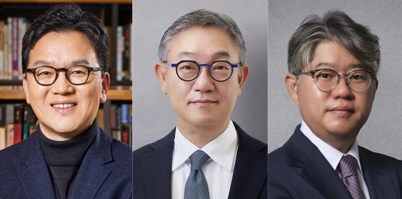 ▲(왼쪽부터) 이준희 삼성SDS 대표, 현신균 LG CNS 대표, 윤풍영 SK AX 사장 / 사진=각 사 IT서비스 CEO 5명 중 4명이 IT 경험자