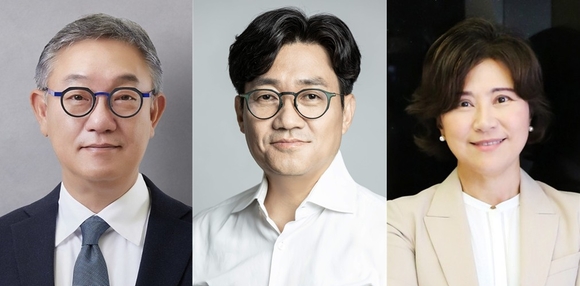 ▲(왼쪽부터) 학사와 석사 모두 계산통계학을 전공한 현신균 LG CNS 대표, 올해 50세로 조사 대상 CEO 중 가장 나이가 적은 유인상 CJ올리브네트웍스 대표, 유일한 여성 CEO인 홍혜진 효성ITX 대표 / 사진=각 사 IT서비스 CEO 10명 중 7명은 이과생