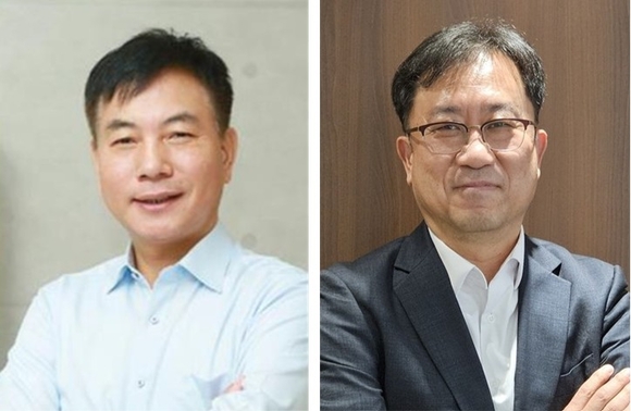 ▲토마토시스템 이상돈 이사회 의장(왼쪽)과 조길주 대표이사 “의장은 창업자, 대표는 전문가”…SW업계 지배구조 변화 가속