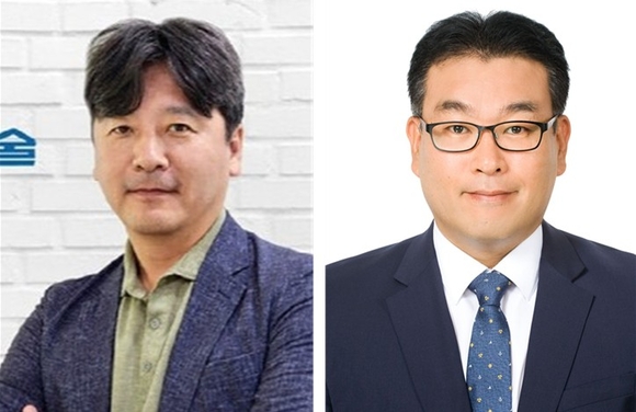 ▲미소정보기술 안동욱 이사회 의장(왼쪽)과 남상도 대표이사 “의장은 창업자, 대표는 전문가”…SW업계 지배구조 변화 가속