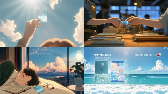 ▲100% AI 기술로 완성한 ‘하루’ 캠페인 영상 캡처 / 사진=펀플로우  핀플로우-신한카드, AI 광고 협업 추진