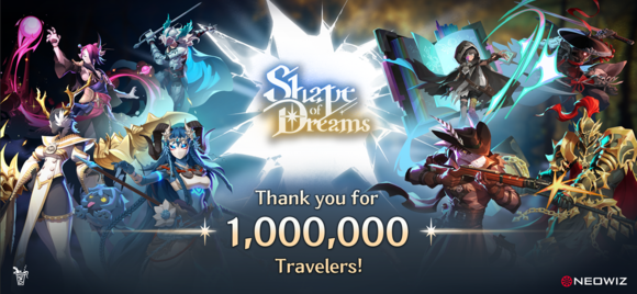 네오위즈 ‘셰이프 오브 드림즈’, 누적 판매 100만 장 돌파