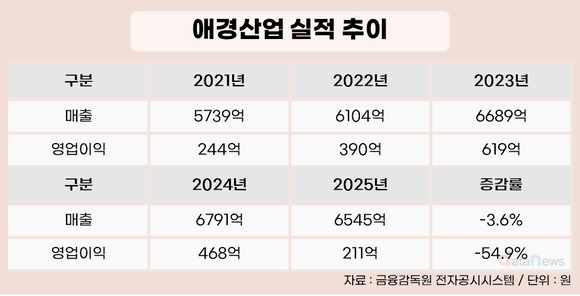 [취재] 이익 줄고 부담 늘었다…애경산업의 험로