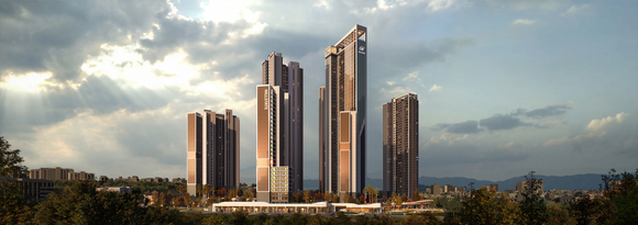 ▲‘힐스테이트 신길클레온’ 투시도 / 사진=현대건설 현대건설, 신길1구역 공공재개발 정비사업 수주