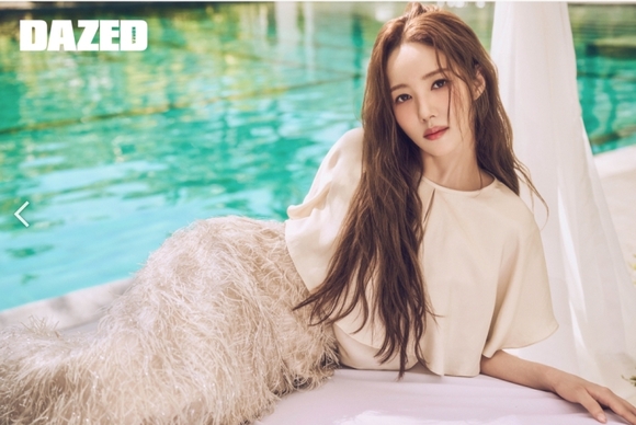 한섬, 배우 박민영과 함께한 오브제 봄 화보 공개