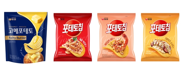 농심 포테토칩 ‘4사 4색’…편의점별 다른 맛 선보인다