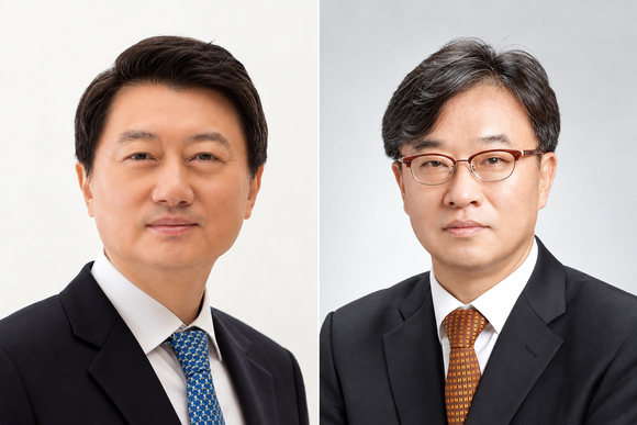 ▲(왼쪽부터)장호진 현대지에프홀딩스 대표이사, 박홍진 현대그린푸드 대표이사 / 사진=현대백화점그룹 현대백화점그룹, 안정 속 책임경영 강화…주요 계열사 CEO 승진
